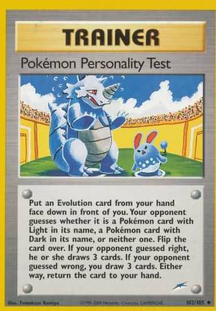 Pokemon Personality Test